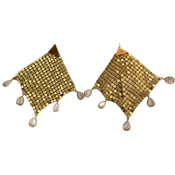 "Vespera" Flash Tassel Earrings width=100 