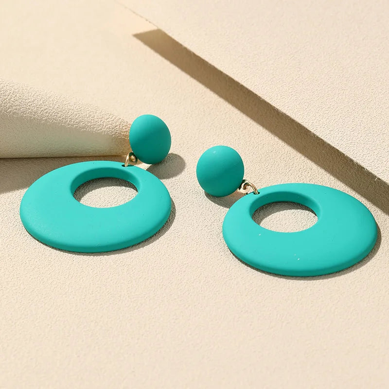 "Claravine" Retro Dangle Earrings