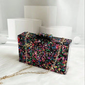 "Chromara" Color Flap Clutch width=100 