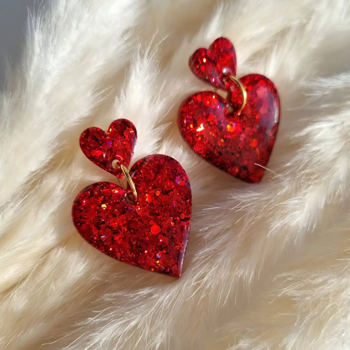 "Clariette" Heart Earrings