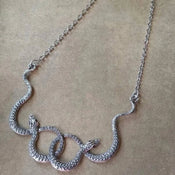 "Coyazira" Snake Necklace width=100 