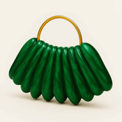 "Marbelle" Wave Shell Clutch width=100 