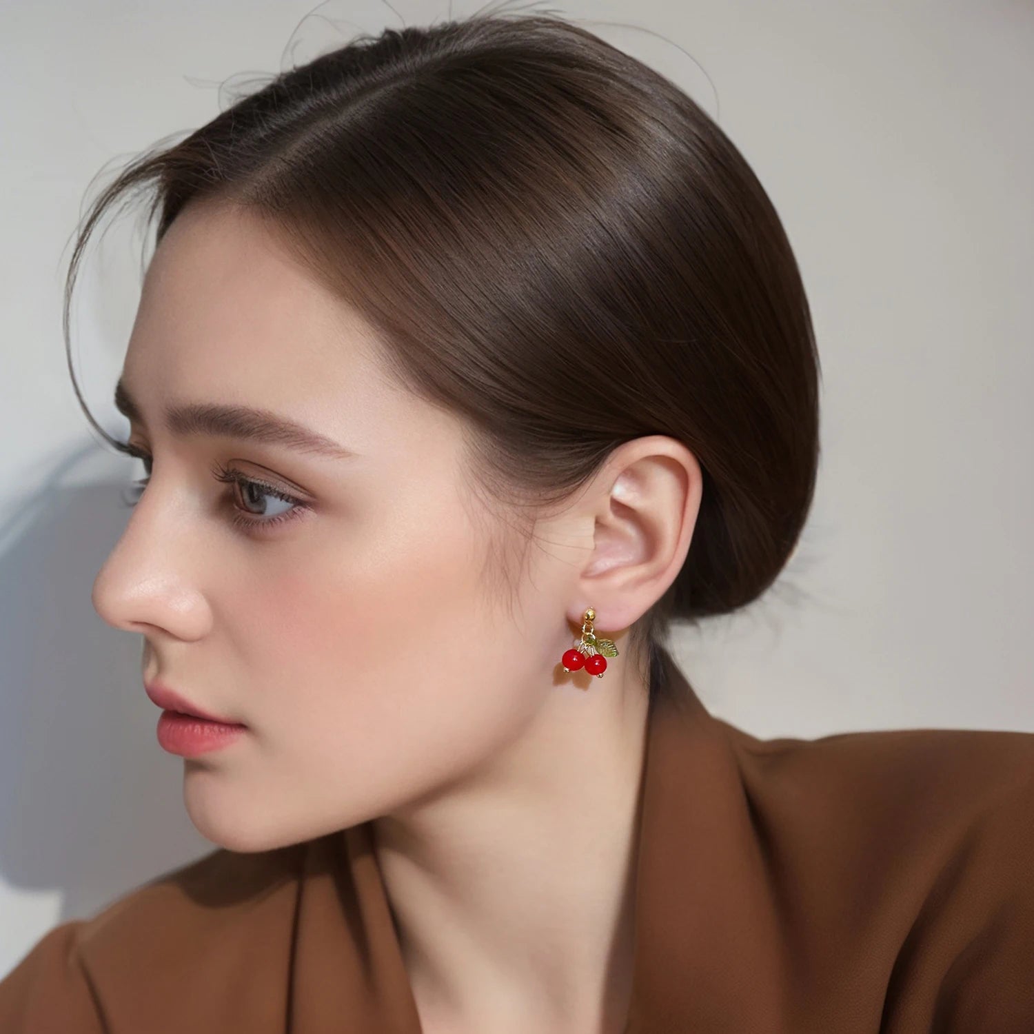 "Serenixa" Cherry Drop Earrings