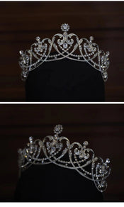 "Pomona" Heart Shape Tiara width=100 