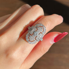 "Camyssia" Art Deco Cocktail Ring