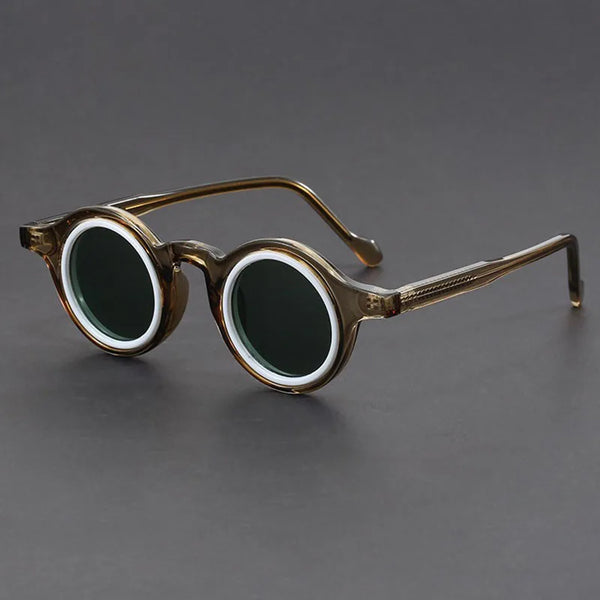 "Placida" Classic Round Sunglasses