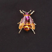 "Bombara" Bumblebee Brooch width=100 