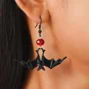 "Horinisse" Bat Earrings width=100 