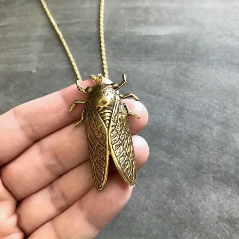 "Itzalisse" Insect Pendant Necklace