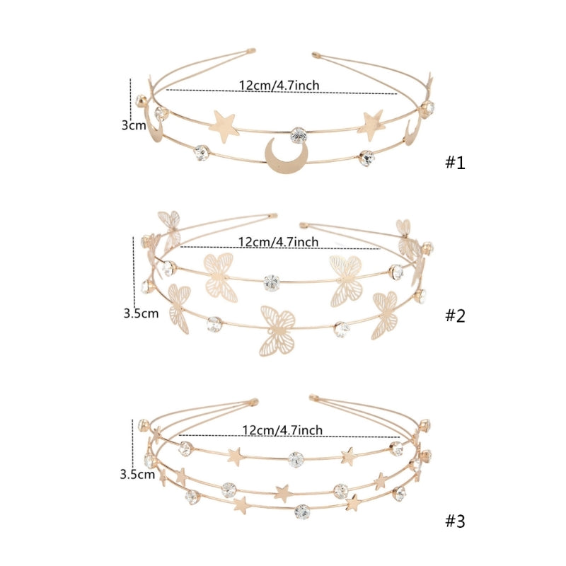 "Ocelira" Moon Star Hairband