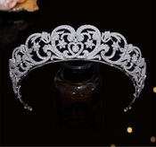 "Elinette" Diana Crown Tiara width=100 