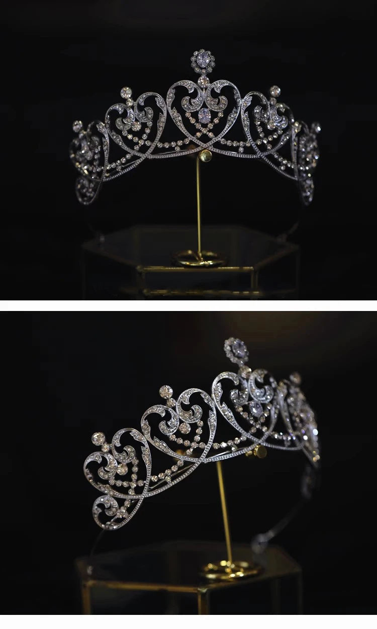 "Pomona" Heart Shape Tiara