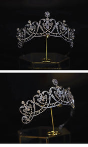 "Pomona" Heart Shape Tiara width=100 