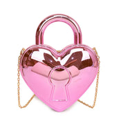 "Drusina" Heart Padlock Handbag width=100 