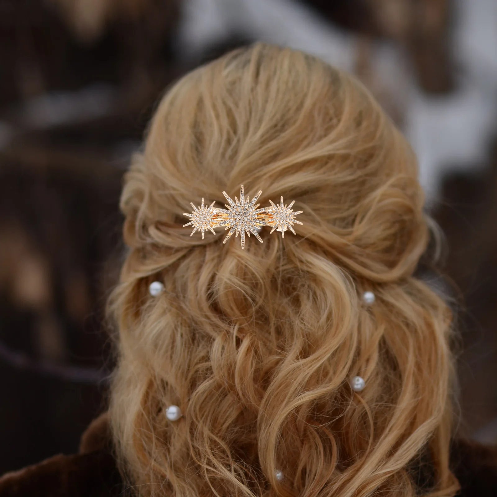 "Castarella" Rhinestone Hair Clip