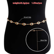 "Saphenisse" Wide Eye Waist Belt width=100 