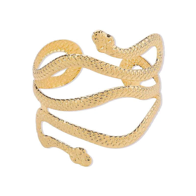 "Nolwenn" Snake Cuff Bracelet