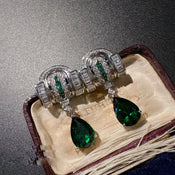 "Curvana" Deco Earrings width=100 