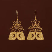 "Luminisse" Moth Earrings Collection width=100 