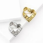 "Morwyssa" Heart Brooch width=100 