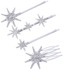 "Aureline" Bridal Hair Barrettes