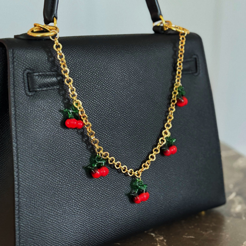 Sweet Cherry Drops Bag Charm-0