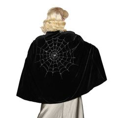 "Corday" Spiderweb Cape