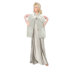 "Corday" Spiderweb Cape
