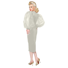 "Lola" 1950s Style Flame Gown