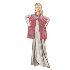 "Corday" Spiderweb Cape
