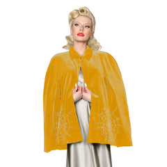 "Corday" Spiderweb Cape