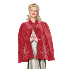 "Corday" Spiderweb Cape