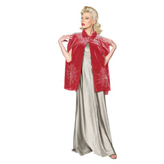 "Corday" Spiderweb Cape