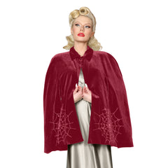 "Corday" Spiderweb Cape