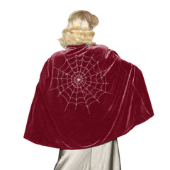 "Corday" Spiderweb Cape