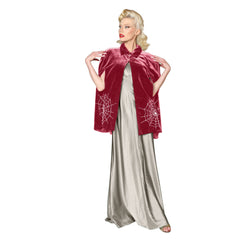 "Corday" Spiderweb Cape