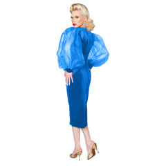 "Lola" 1950s Style Flame Gown