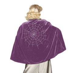 "Corday" Spiderweb Cape