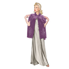 "Corday" Spiderweb Cape