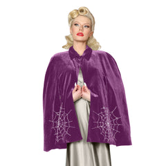 "Corday" Spiderweb Cape