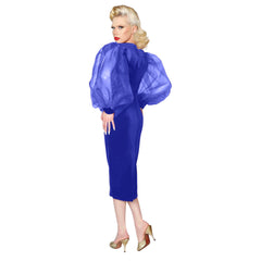 "Lola" 1950s Style Flame Gown