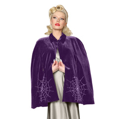 "Corday" Spiderweb Cape