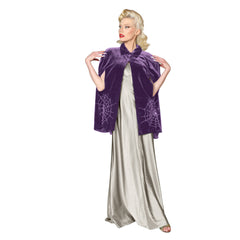 "Corday" Spiderweb Cape