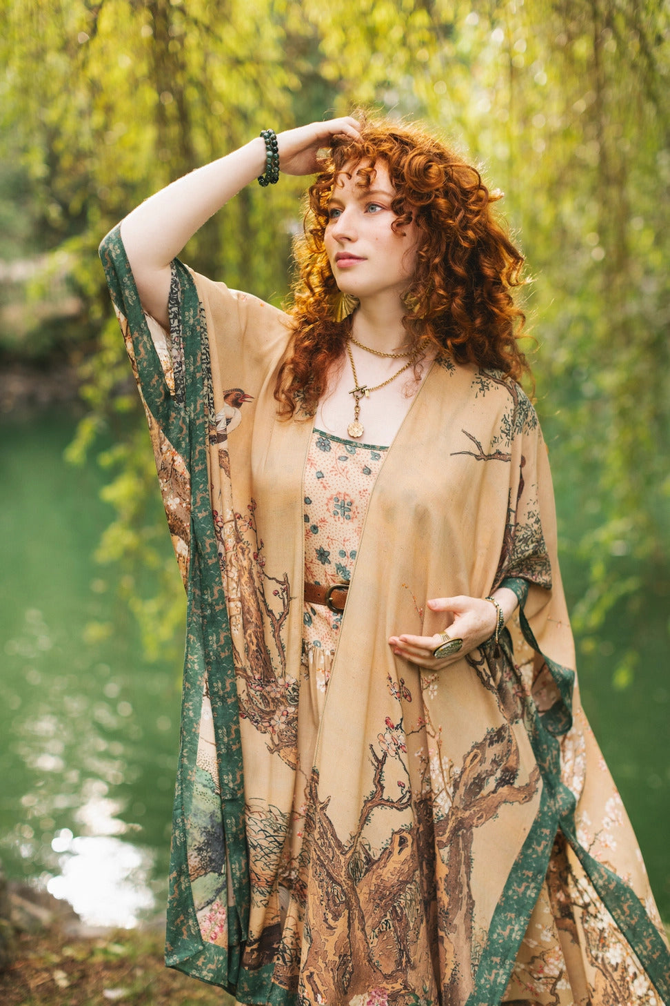 "Fable" Bohemian Goddess Starduster Kimono