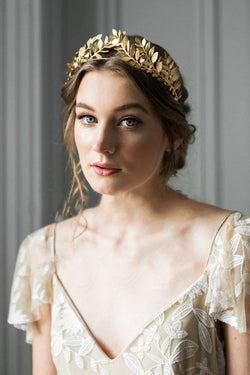Gilded Leaf Crown Hairband width=100 