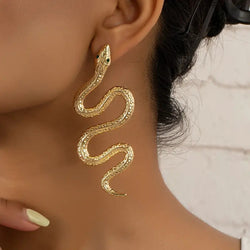 "Melonia" Snake Earrings width=100 