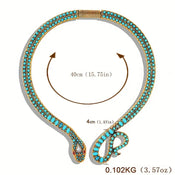 "Shesha" Serpent Necklace width=100 