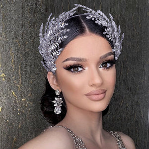 Silver Cascade Headband