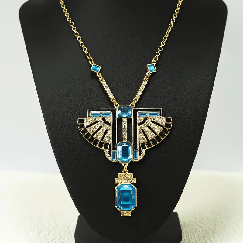 "Qetesh" Egyptian Art Deco Necklace