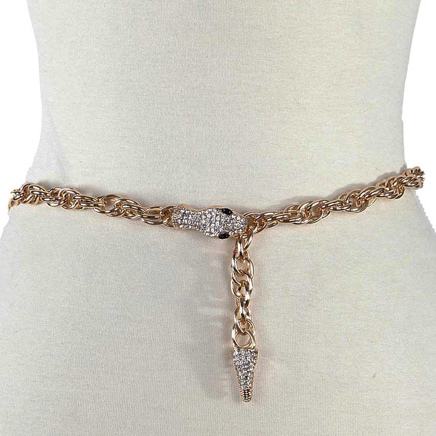 "Ophira" Snake Belt